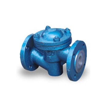 Fluorine lining straight-through type check valve H41F46