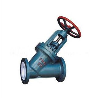 Fluorine lining straightway valve J45F46-16C